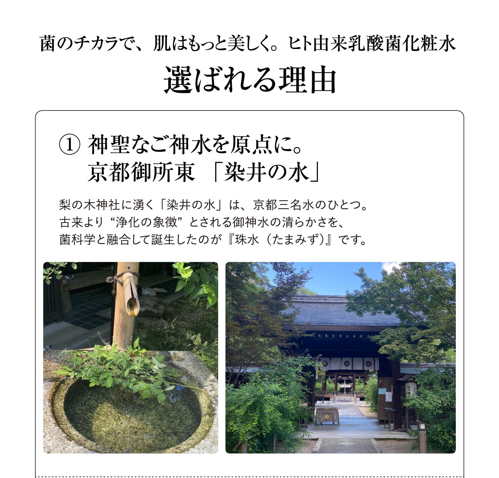 珠水ベストウォーター 選ばれる理由①