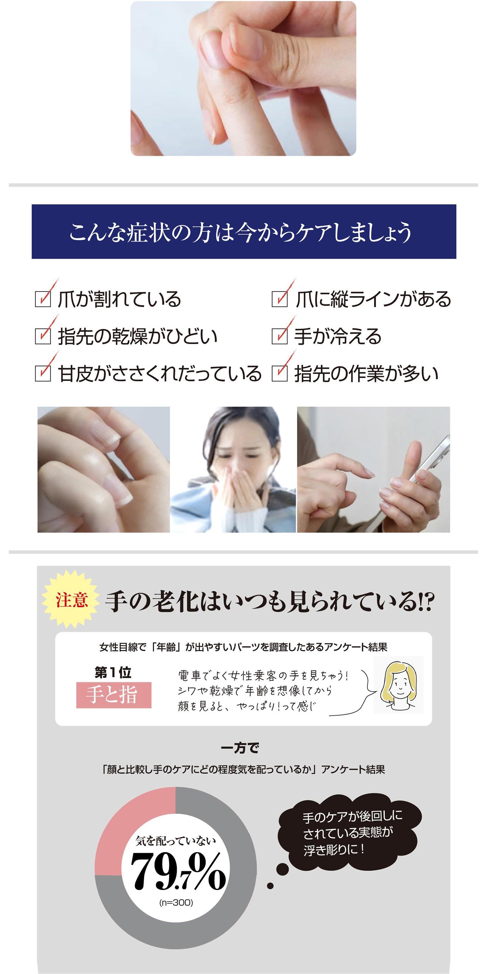 爪や指先は末端の鏡