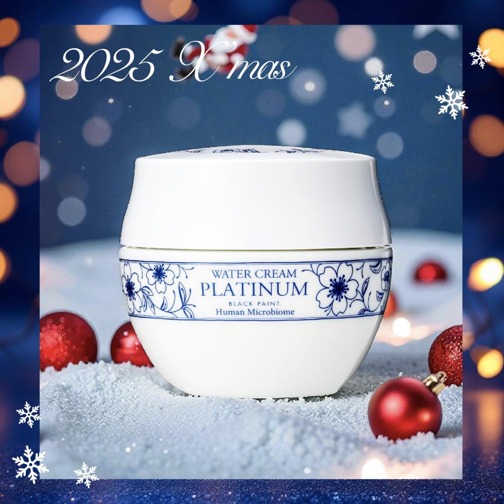 【予告】11月28日から12月18日まで期間限定販売＜クリスマス特別価格＞ プレミアムウォータークリームプラチナ 100g